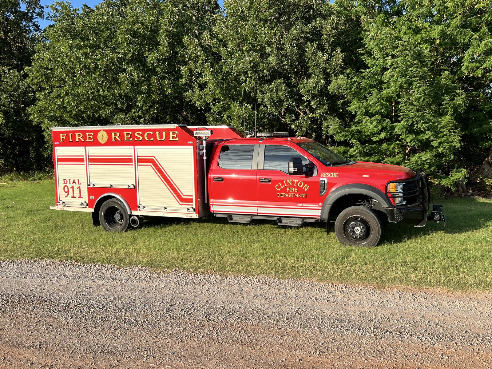 Clinton Fire Department rescue truck repaired and back in service