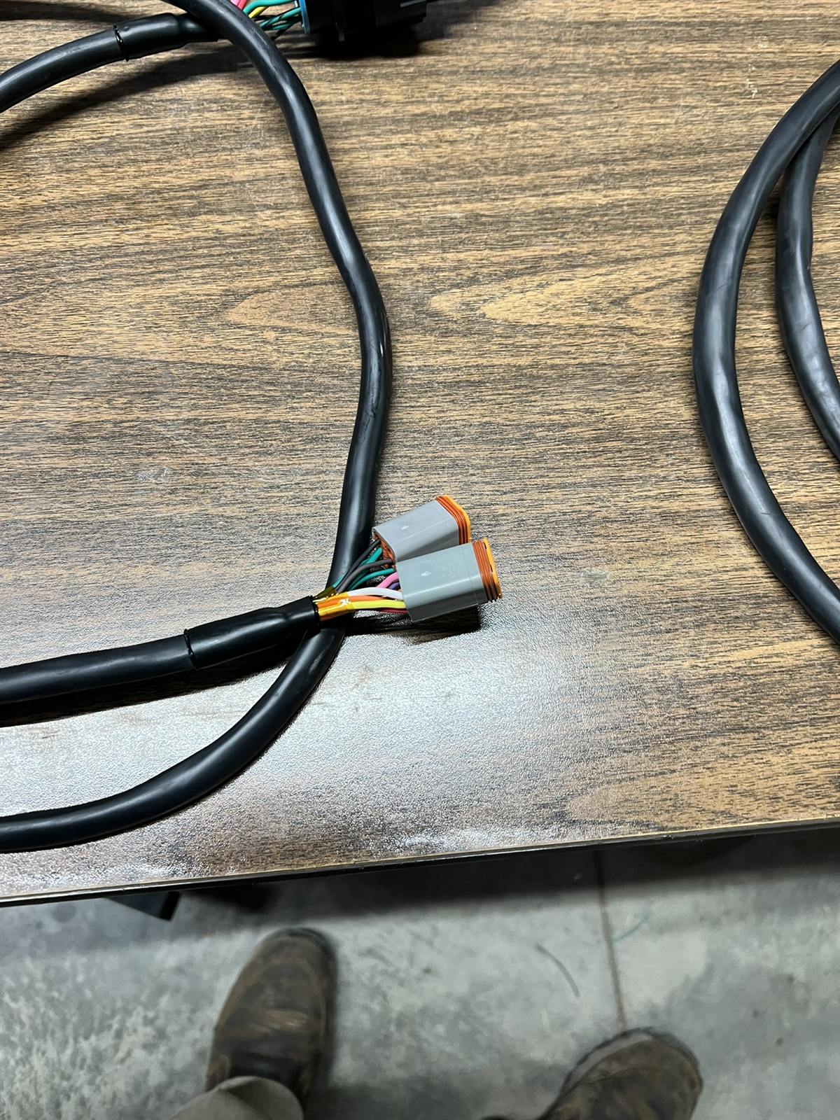 Sealed Deutsch connector on a custom wiring harness